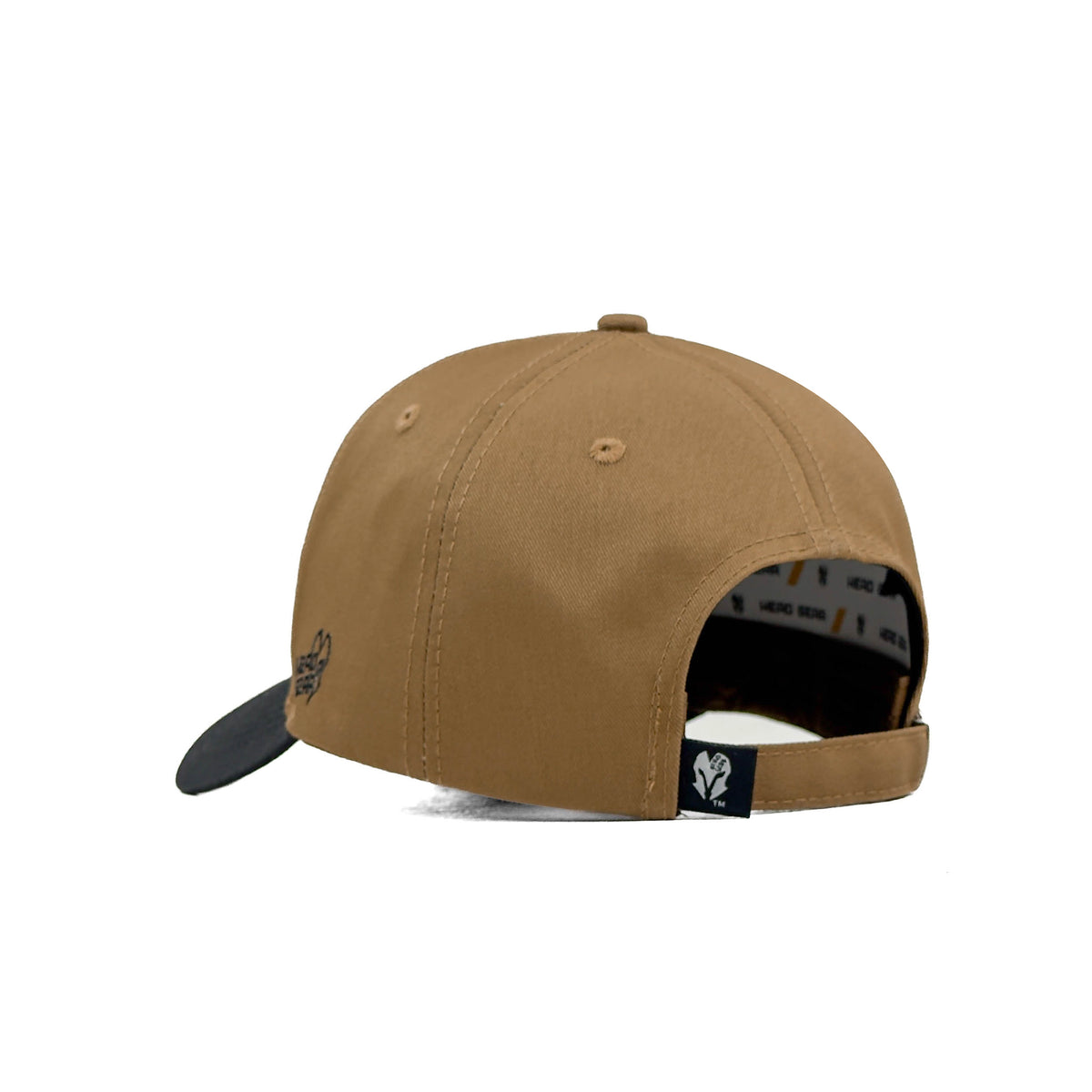 HEAD GEAR STUBBORN BROWN AND BLACK CAP