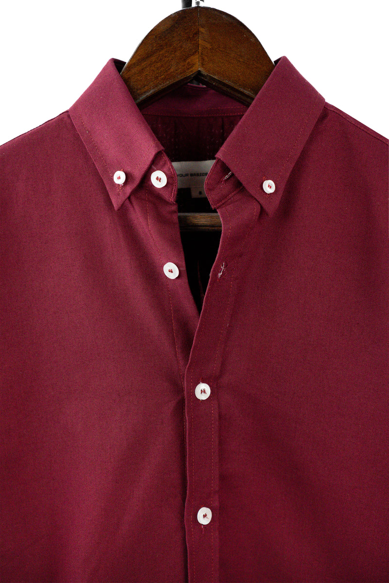 FOUNDER'S SOLID SHIRT - MAROON