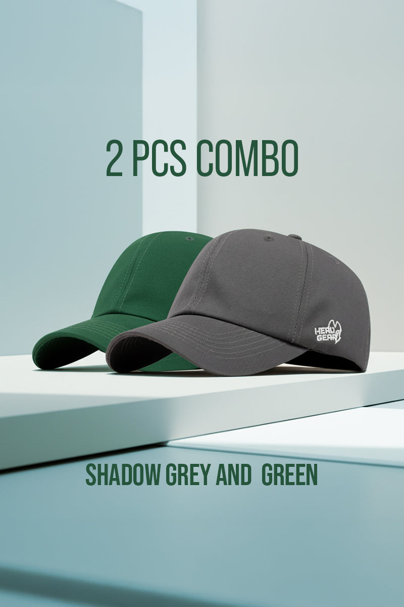 2 PCS COMBO OF SHADOW GREY AND GREEN