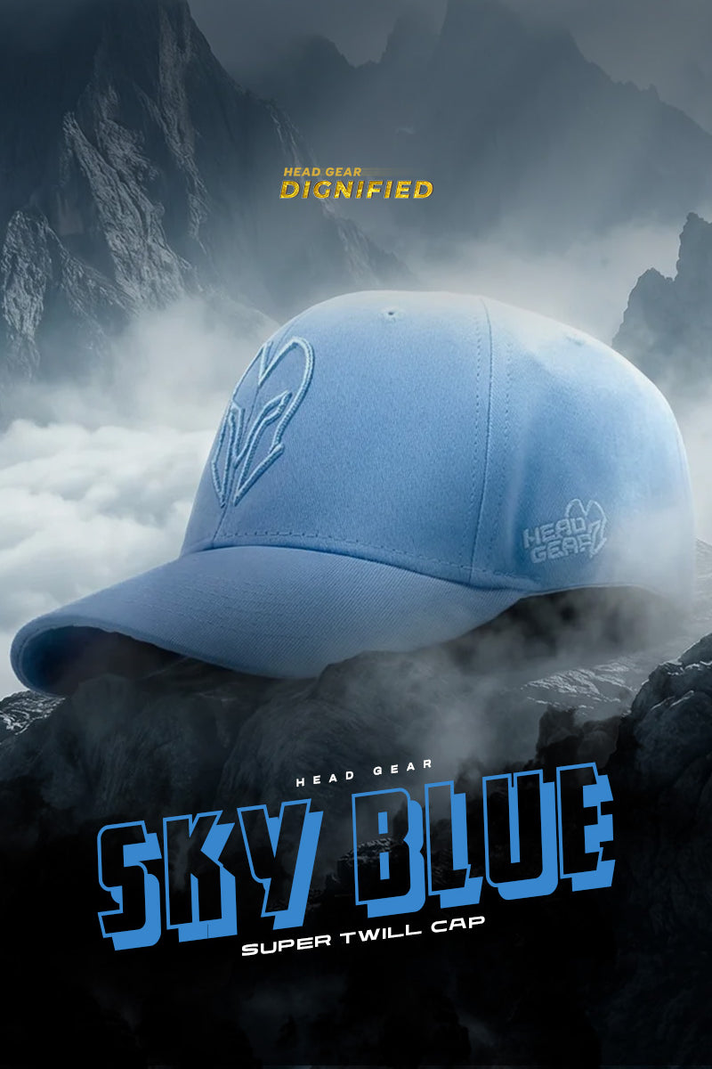 HEAD GEAR SKY BLUE SUPER TWILL CAP