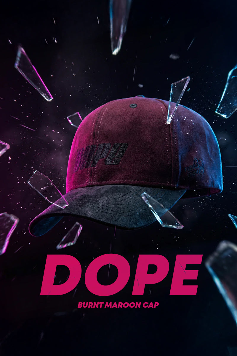 HEAD GEAR DOPE BURNT MAROON CAP