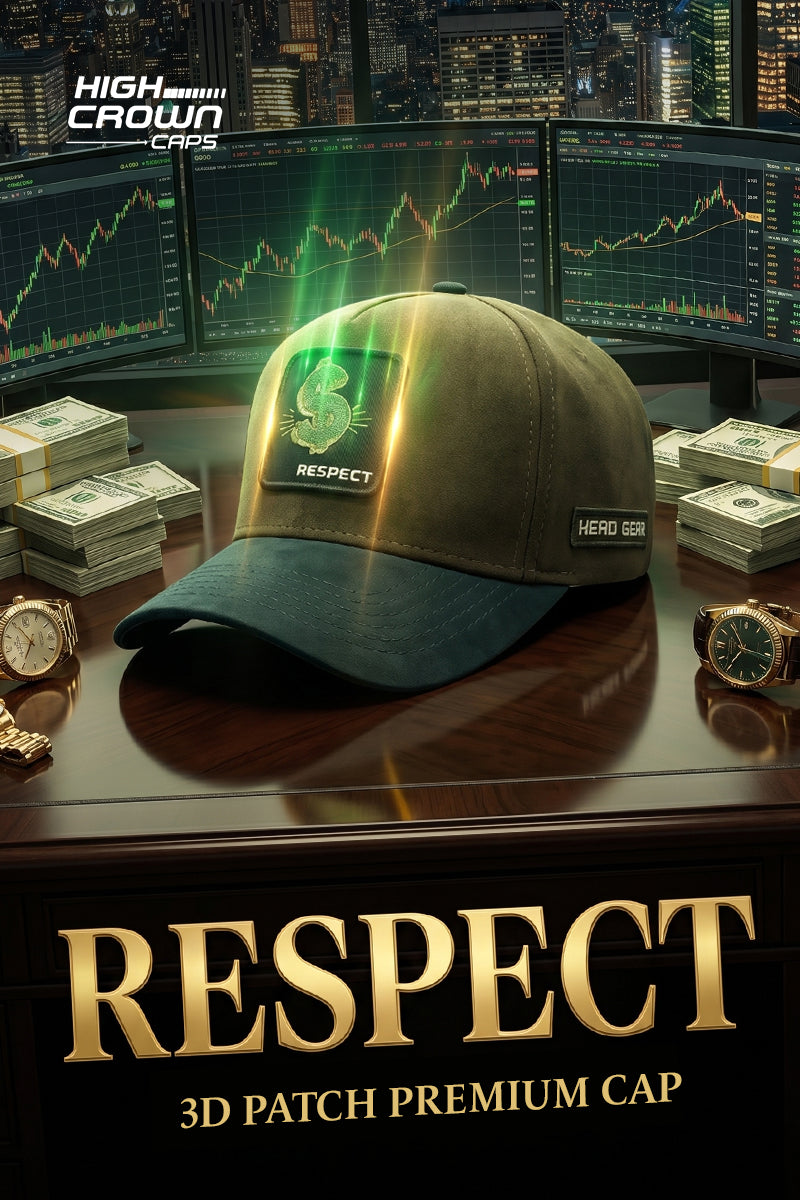 HEAD GEAR RESPECT 3D PATCH PREMIUM HIGH CROWN CAP