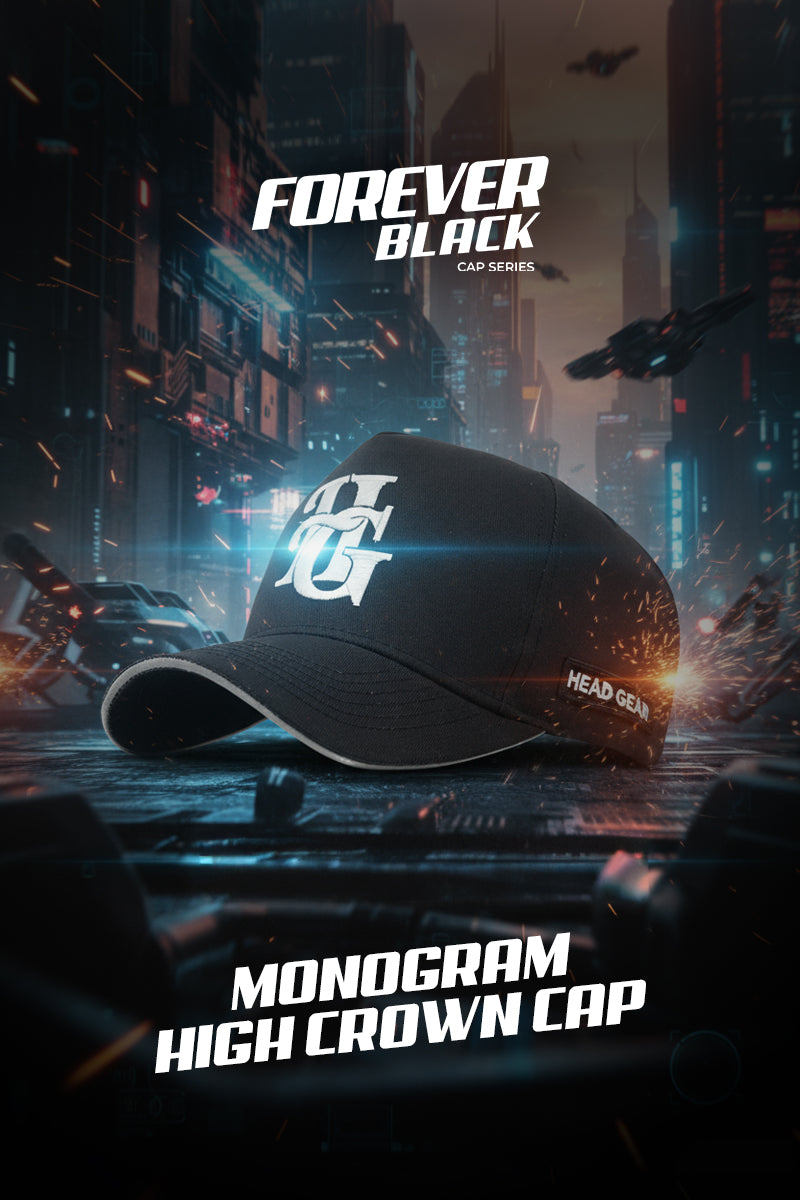HEAD GEAR MONOGRAM HIGH CROWN CAP