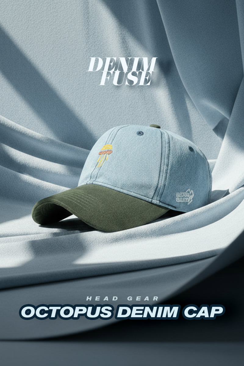 HEAD GEAR OCTOPUS DENIM CAP