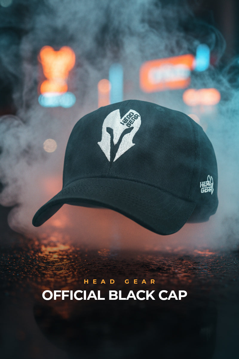 HEAD GEAR OFFICIAL BLACK CAP