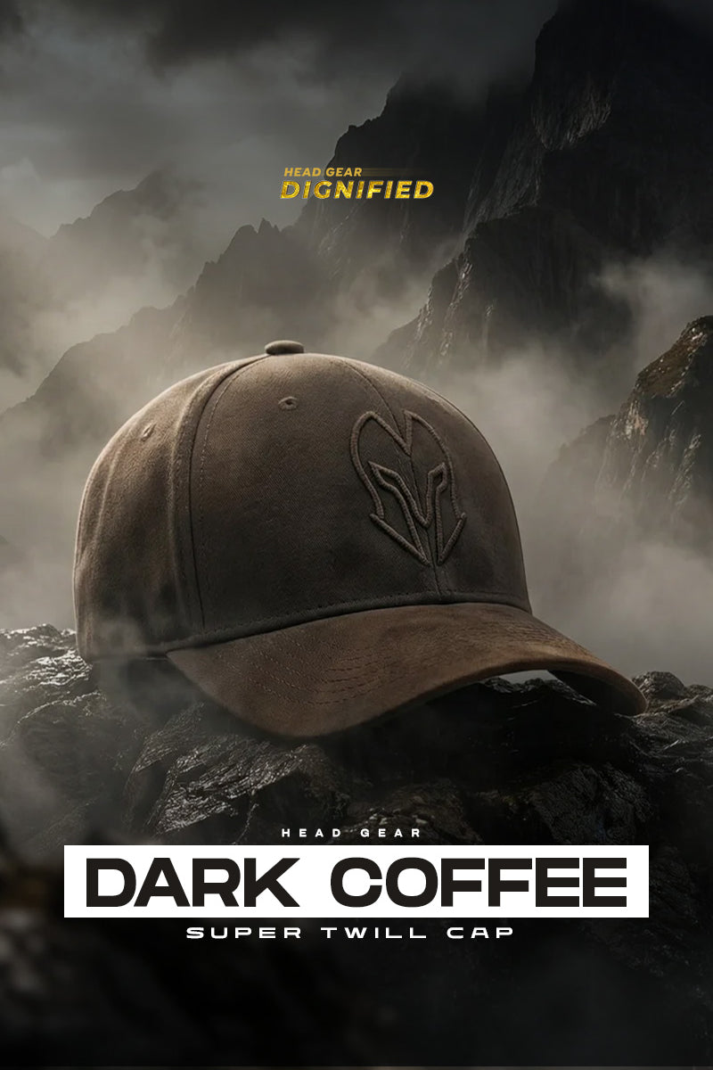 HEAD GEAR DARK COFFEE SUPER TWILL CAP