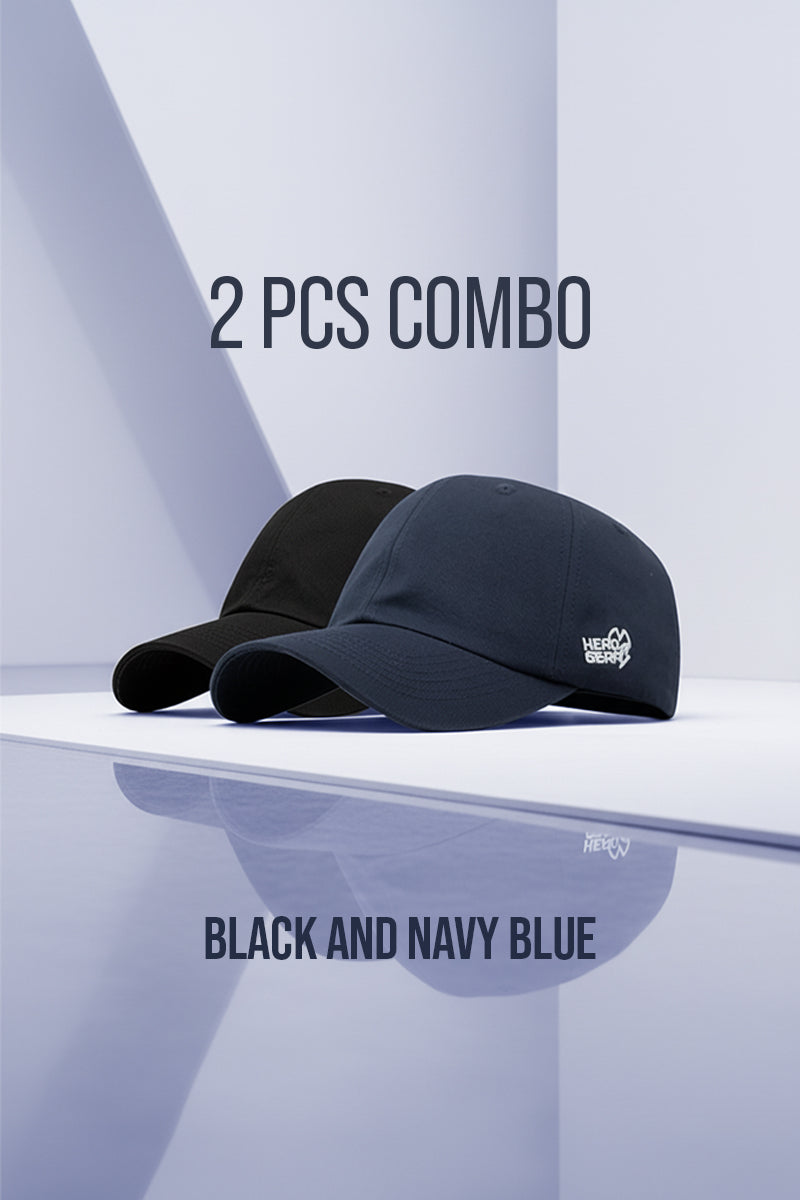 2 PCS COMBO OF NAVY BLUE AND BLACK