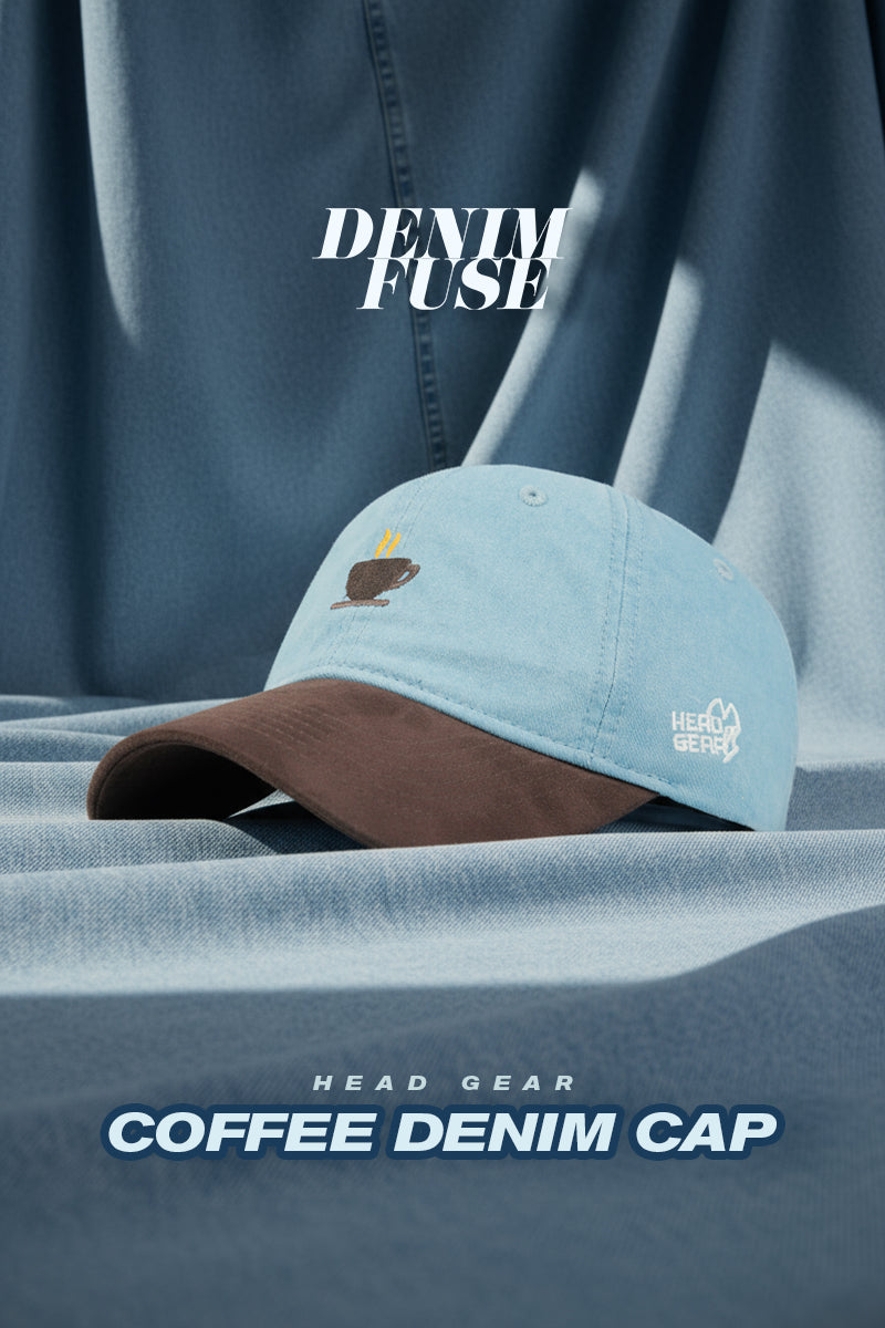 HEAD GEAR COFFEE DENIM CAP