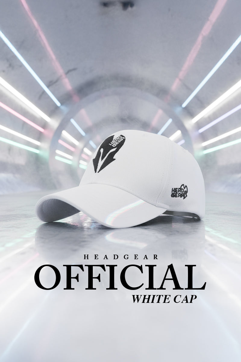 HEAD GEAR OFFICIAL WHITE CAP