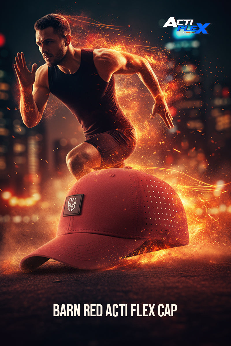 HEAD GEAR BARN RED ACTI FLEX CAP