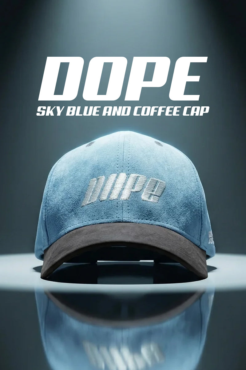 HEAD GEAR DOPE SKY BLUE AND COFFEE CAP