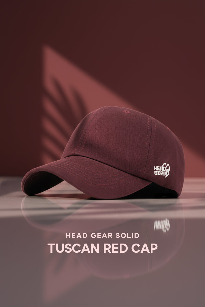 HEAD GEAR SOLID TUSCAN RED CAP
