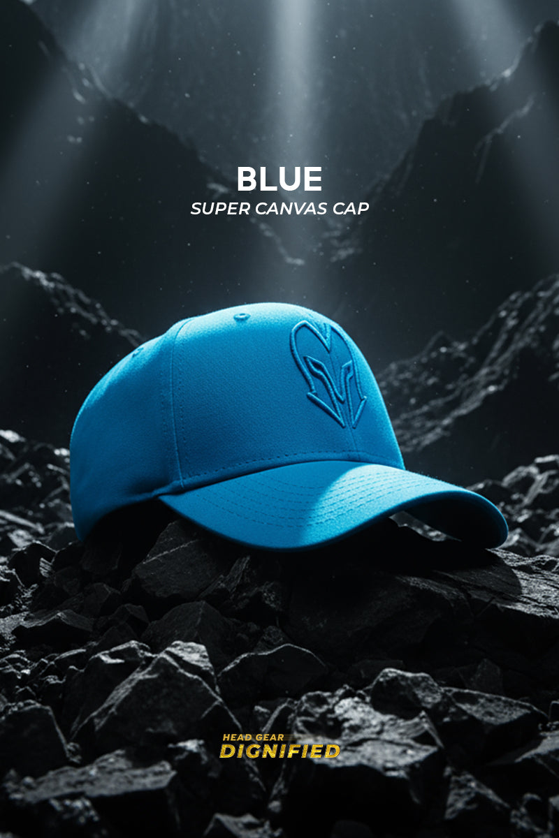 HEAD GEAR BLUE SUPER CANVAS CAP