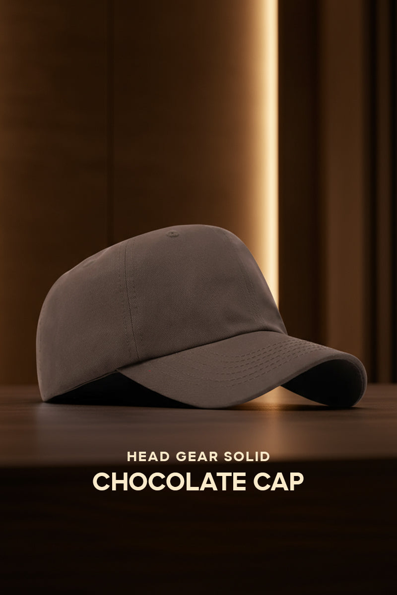 HEAD GEAR SOLID CHOCOLATE CAP