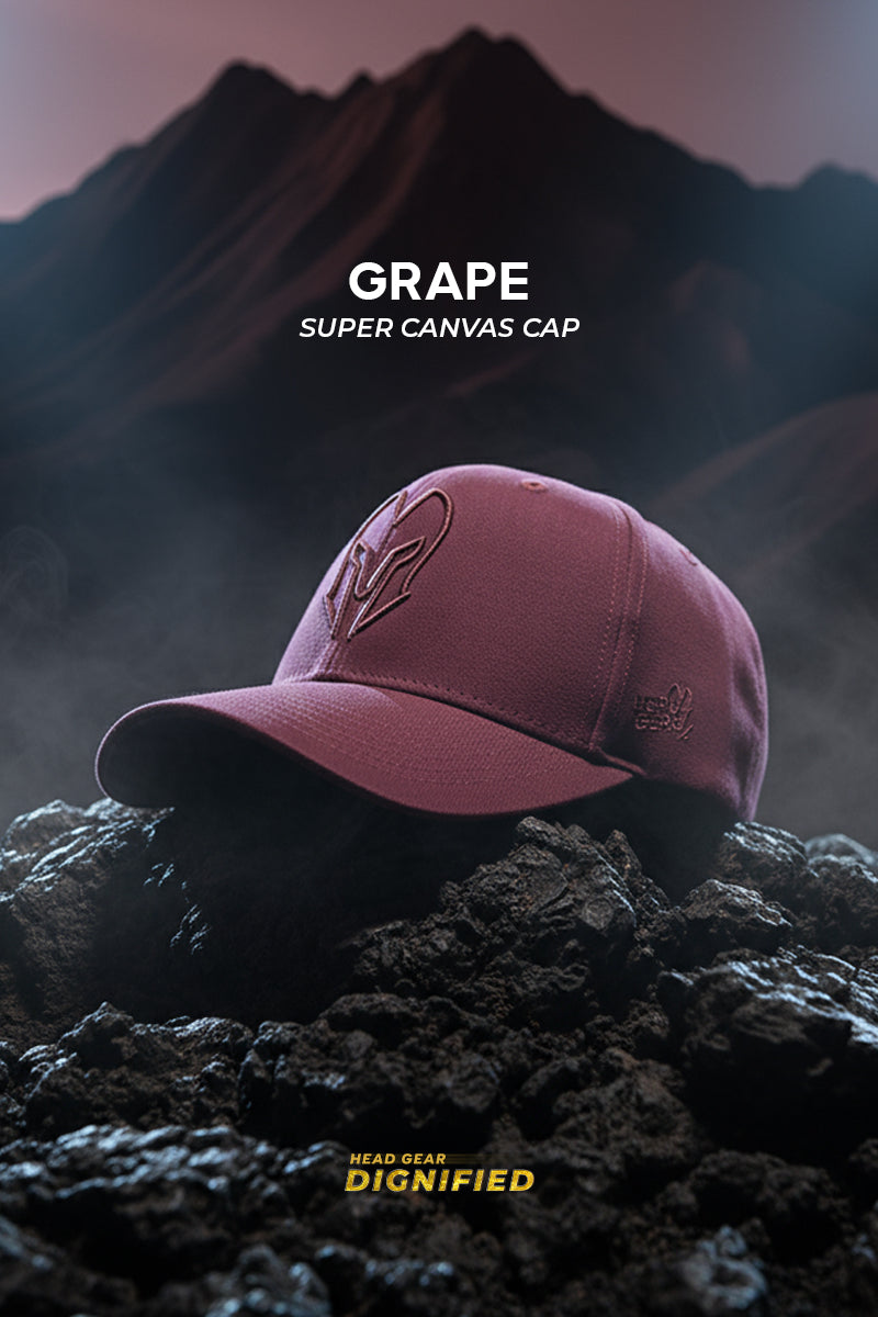 HEAD GEAR GRAPE SUPER CANVAS CAP