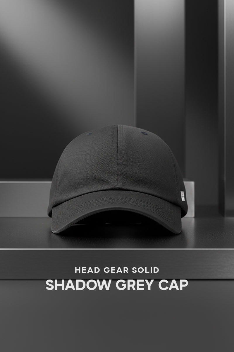 HEAD GEAR SOLID SHADOW GREY CAP