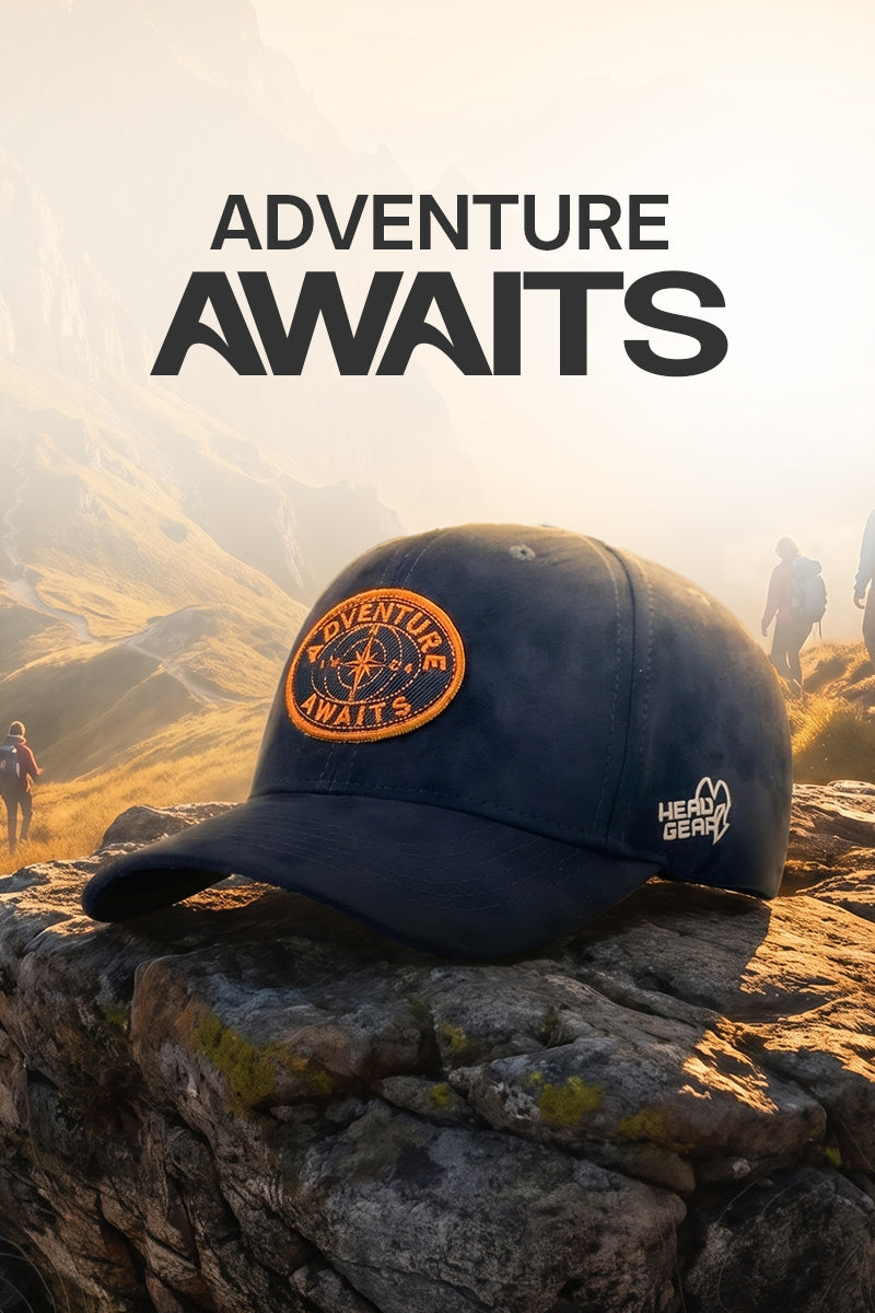 HEAD GEAR ADVENTURE AWAITS CAP