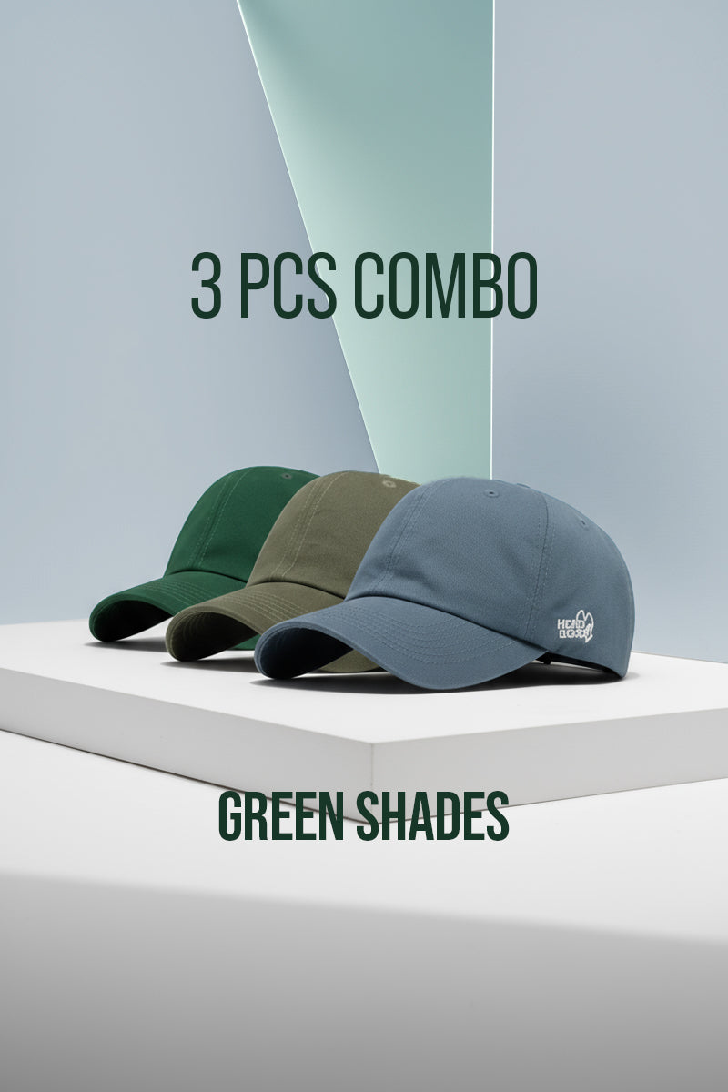 3 PCS COMBO OF GREEN SHADES