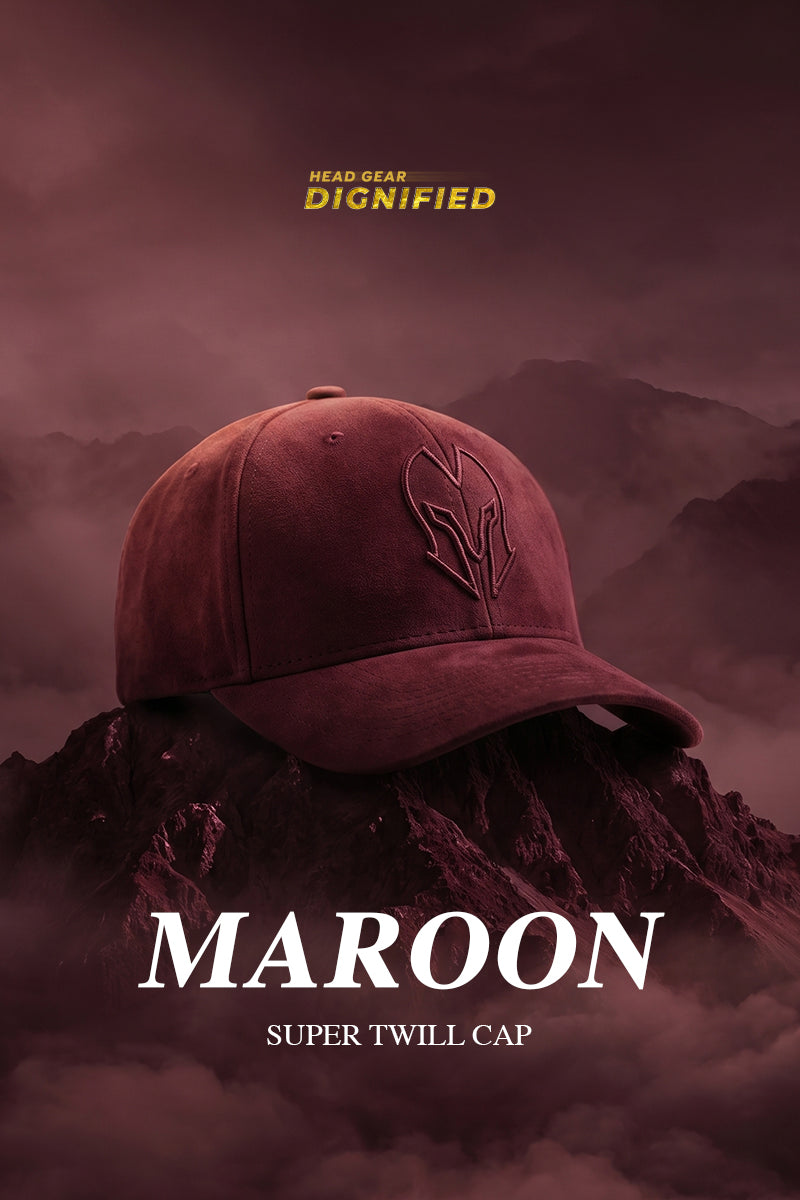 HEAD GEAR MAROON SUPER TWILL CAP