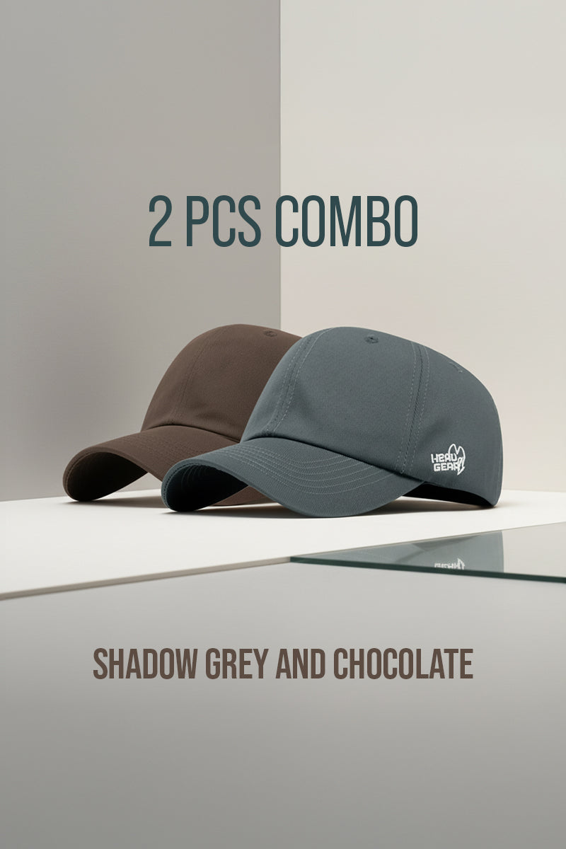 2 PCS COMBO OF SHADOW GREY AND CHOCOLATE