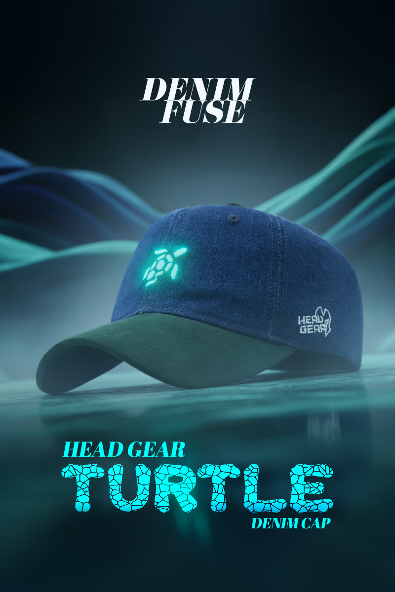 HEAD GEAR TURTLE DENIM CAP