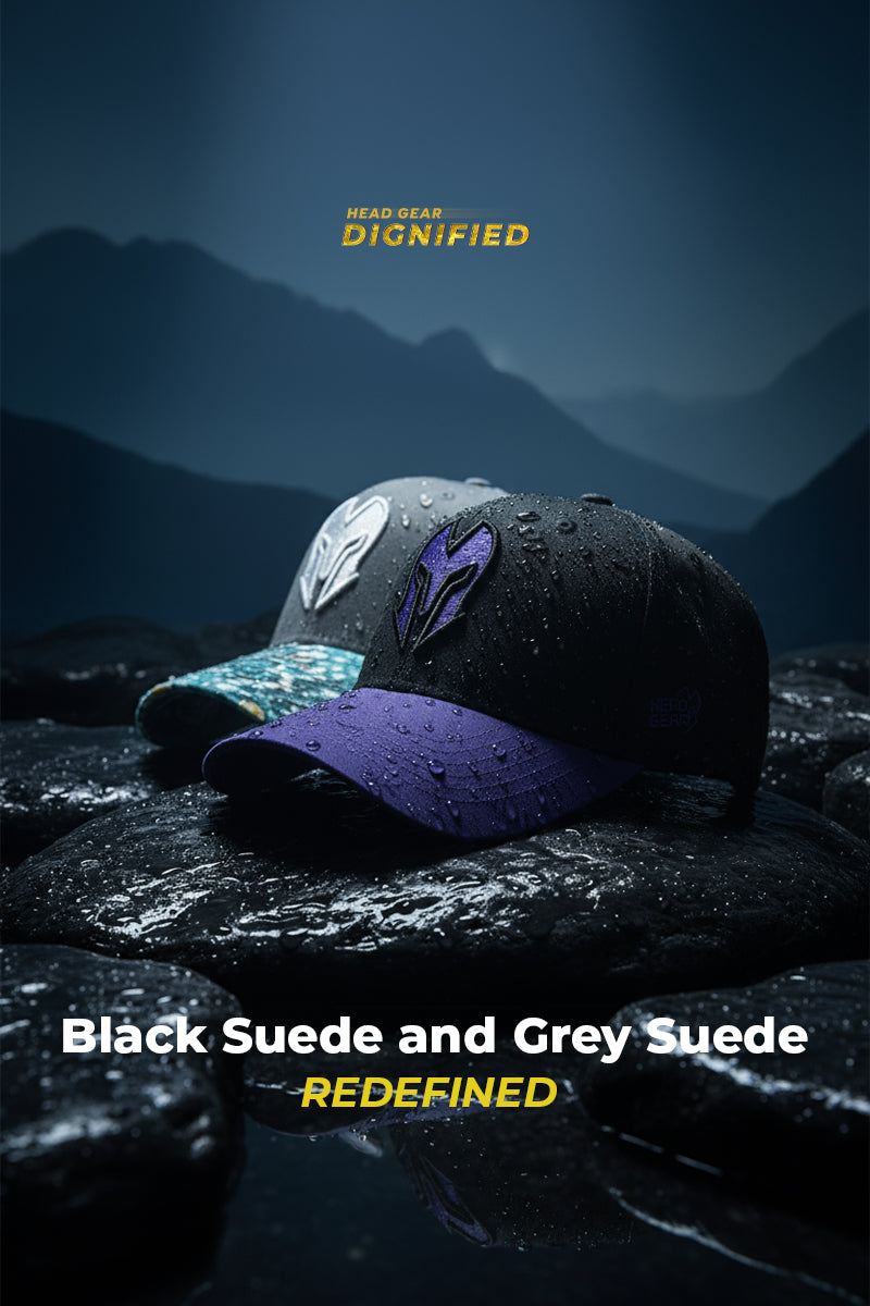 2 PCS COMBO OF BLACK SUEDE AND GREY SUEDE REDEFINED