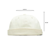 HEAD GEAR BASIC WHITE DOCKER CAP