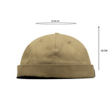 HEAD GEAR BASIC BROWN DOCKER CAP