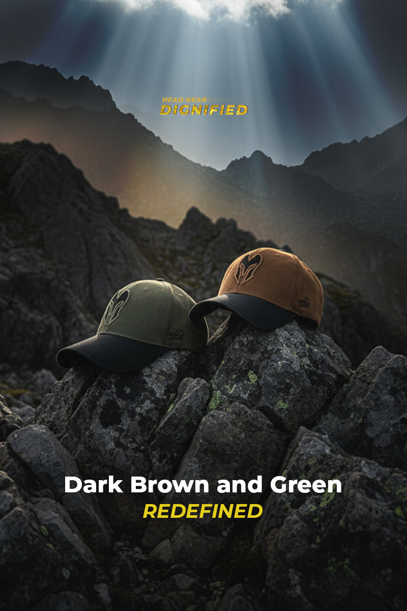 2 PCS COMBO OF DARK BROWN AND GREEN REDEFINED