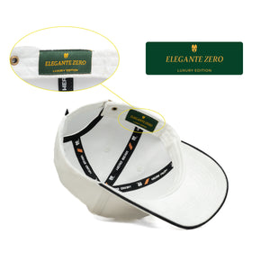 HEAD GEAR ELEGANTE ZERO WHITE CAP (NO LOGO)