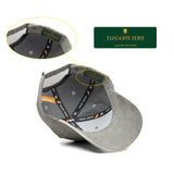 HEAD GEAR ELEGANTE ZERO GREY SANDWICH CAP (NO LOGO)