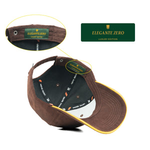 HEAD GEAR ELEGANTE ZERO CHOCOLATE SANDWICH YELLOW CAP (NO LOGO)