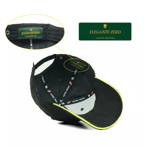 HEAD GEAR ELEGANTE ZERO BLACK SANDWICH NEON CAP (NO LOGO)
