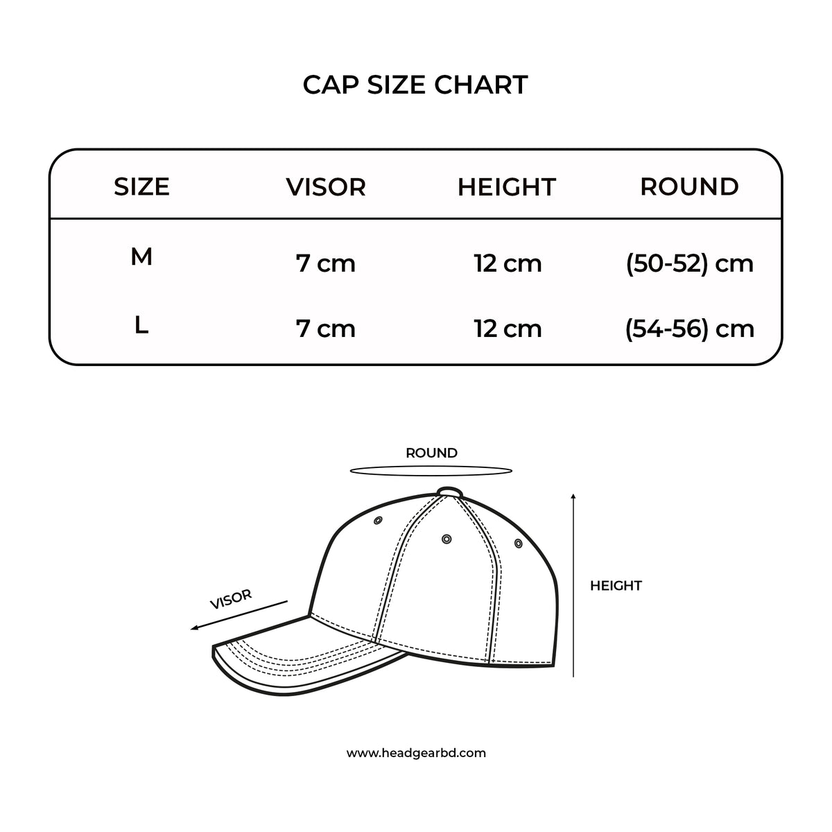 HEAD GEAR SOLID WHITE FITTED CAP