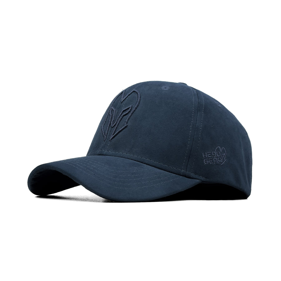 HEAD GEAR NAVY BLUE SUPER SUEDE CAP