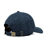 HEAD GEAR NAVY BLUE SUPER SUEDE CAP