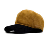 HEAD GEAR BROWN BLACK DUAL TONE CORD CAP