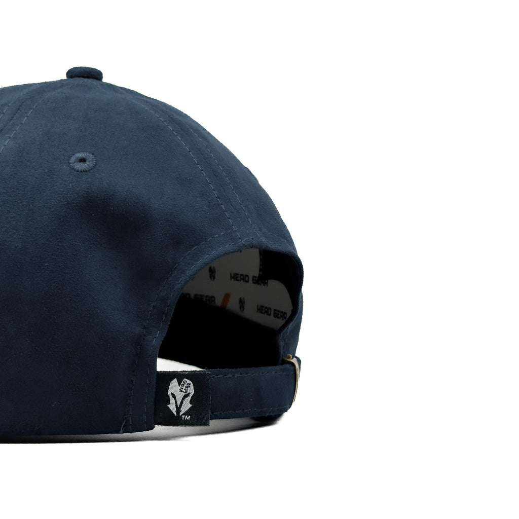 HEAD GEAR NAVY BLUE SUPER SUEDE CAP