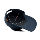 HEAD GEAR NAVY BLUE SUPER SUEDE CAP