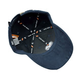 HEAD GEAR NAVY BLUE SUPER SUEDE CAP