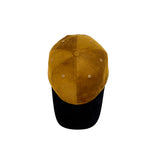 HEAD GEAR BROWN BLACK DUAL TONE CORD CAP