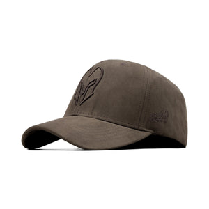 HEAD GEAR COFFEE SUPER SUEDE CURVED VISOR CAP