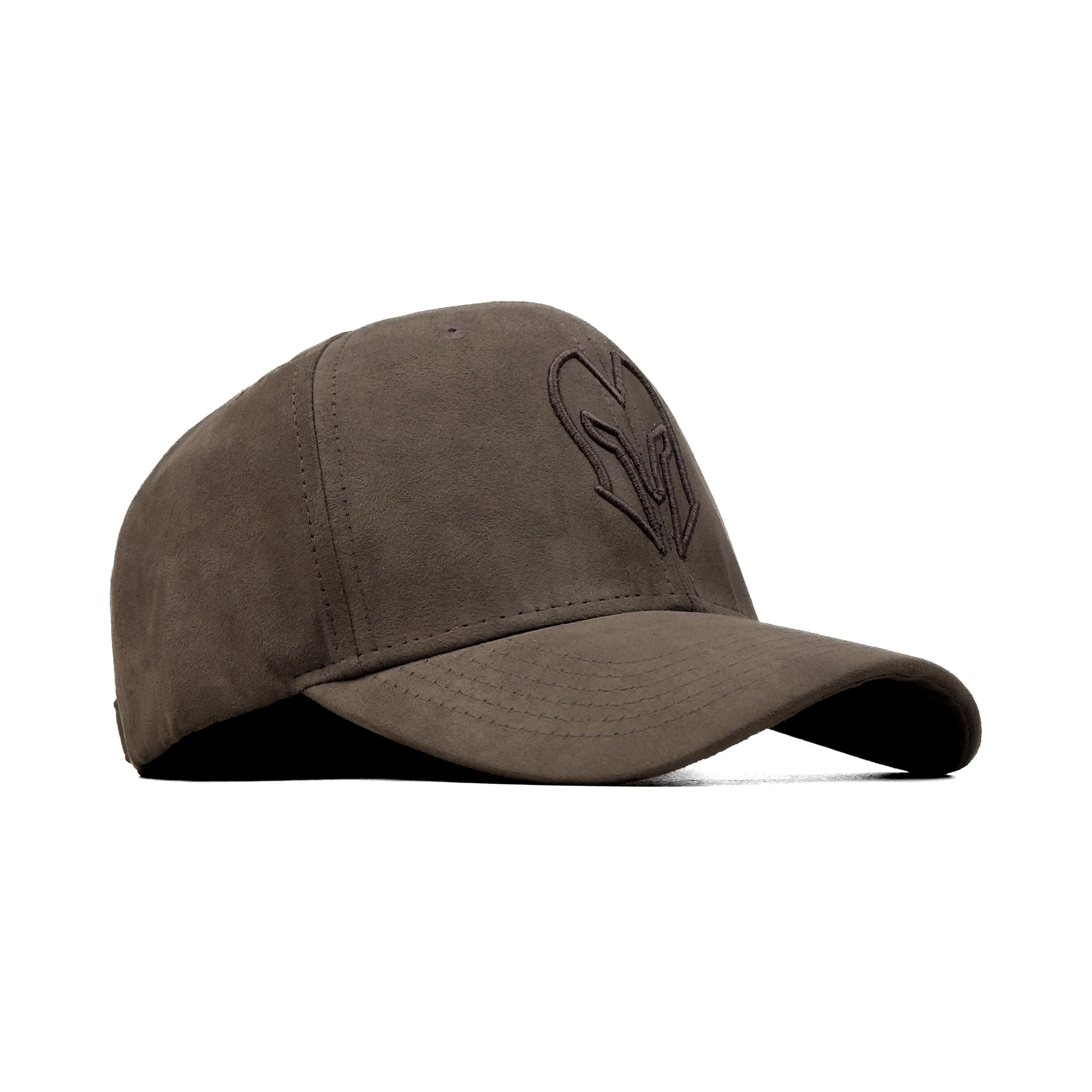 HEAD GEAR COFFEE SUPER SUEDE CURVED VISOR CAP