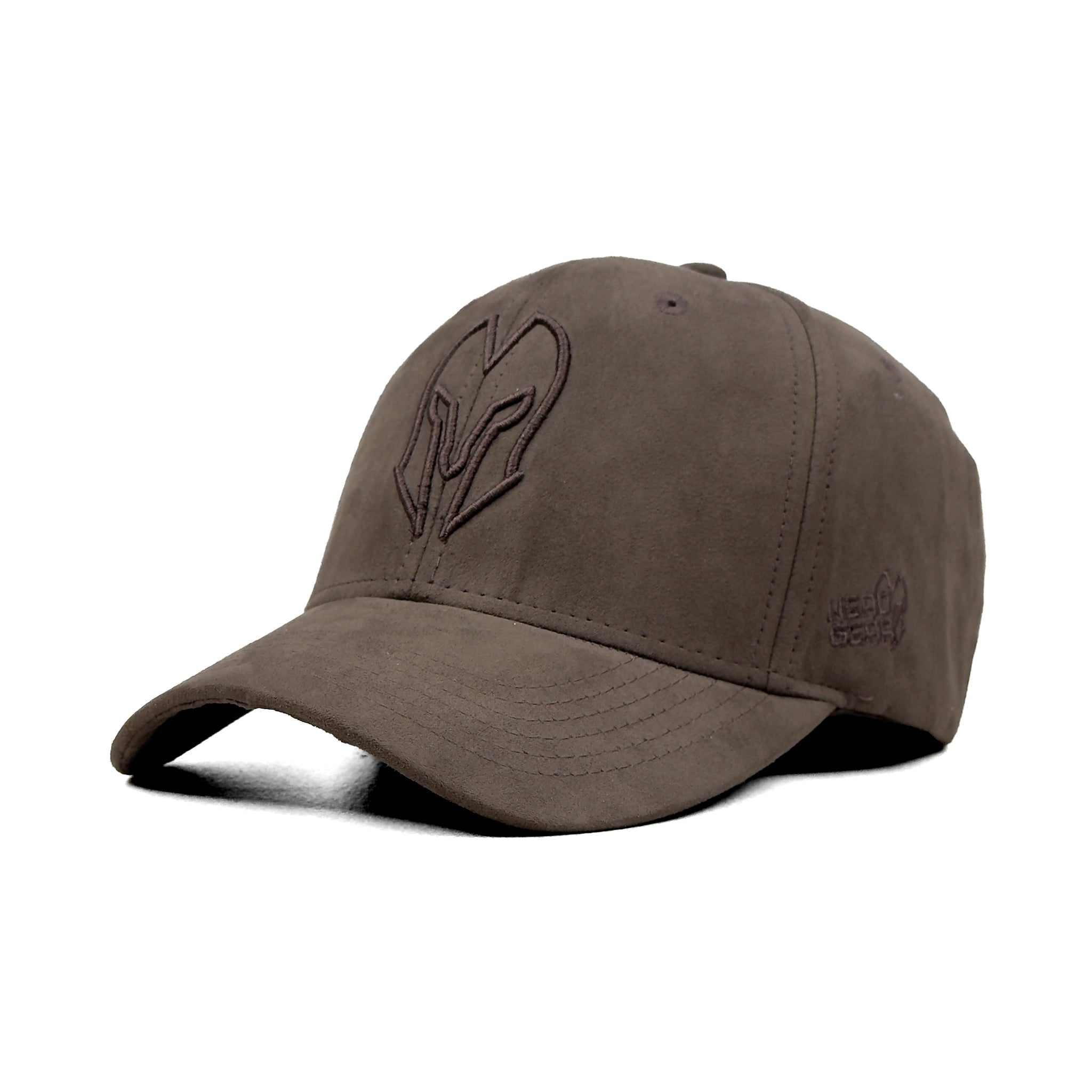 HEAD GEAR COFFEE SUPER SUEDE CURVED VISOR CAP