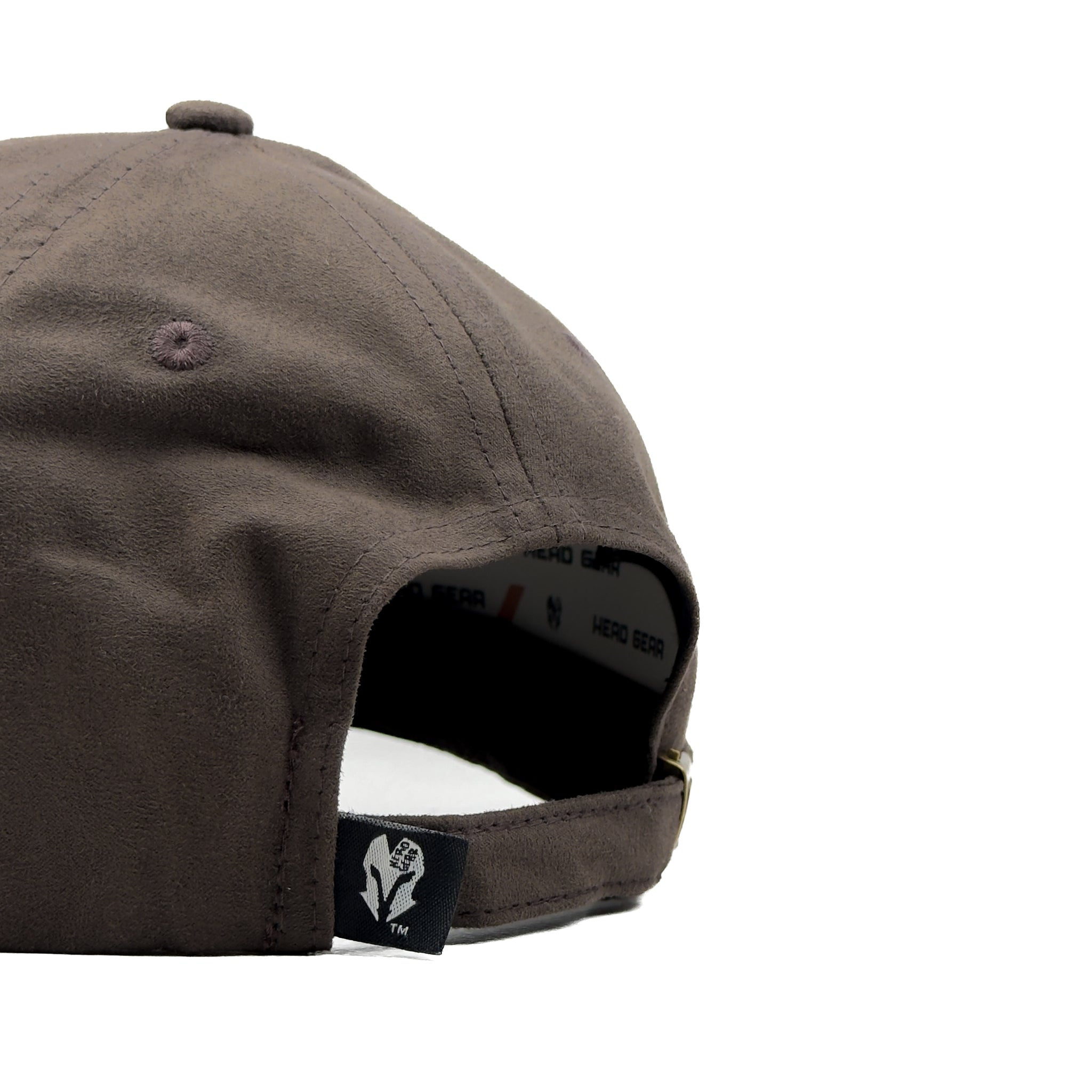 HEAD GEAR COFFEE SUPER SUEDE CURVED VISOR CAP