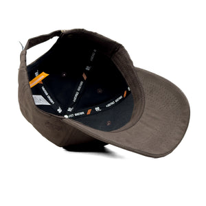 HEAD GEAR COFFEE SUPER SUEDE CURVED VISOR CAP