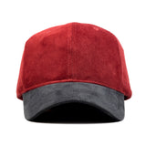 HEAD GEAR RED GREY DUAL TONE CORD CAP