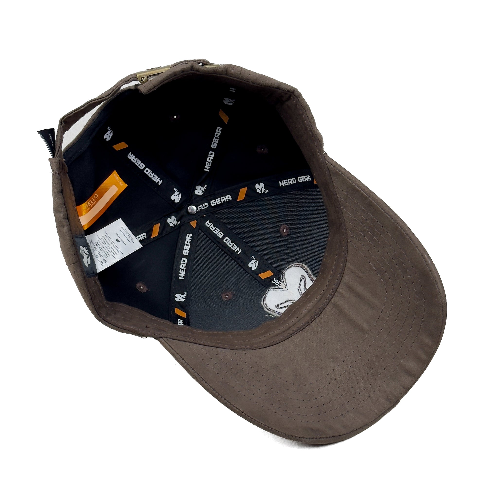 HEAD GEAR COFFEE SUPER SUEDE CURVED VISOR CAP