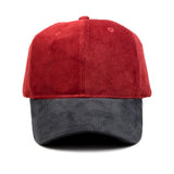 HEAD GEAR RED GREY DUAL TONE CORD CAP