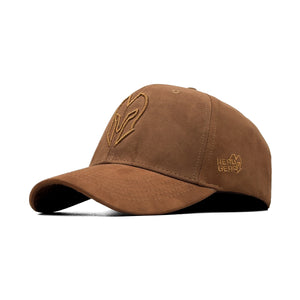 HEAD GEAR CHOCOLATE SUPER SUEDE CURVED VISOR CAP